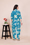 Heavy Poly Rayon Short Top & Pant Set with Designer Neckline