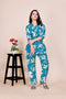 Heavy Poly Rayon Short Top & Pant Set with Designer Neckline