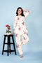 Heavy Poly Rayon Short Top & Pant Set with Designer Neck Detailing