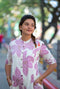 Cord set with Aline cut kurti pattern paired with ankle length pent